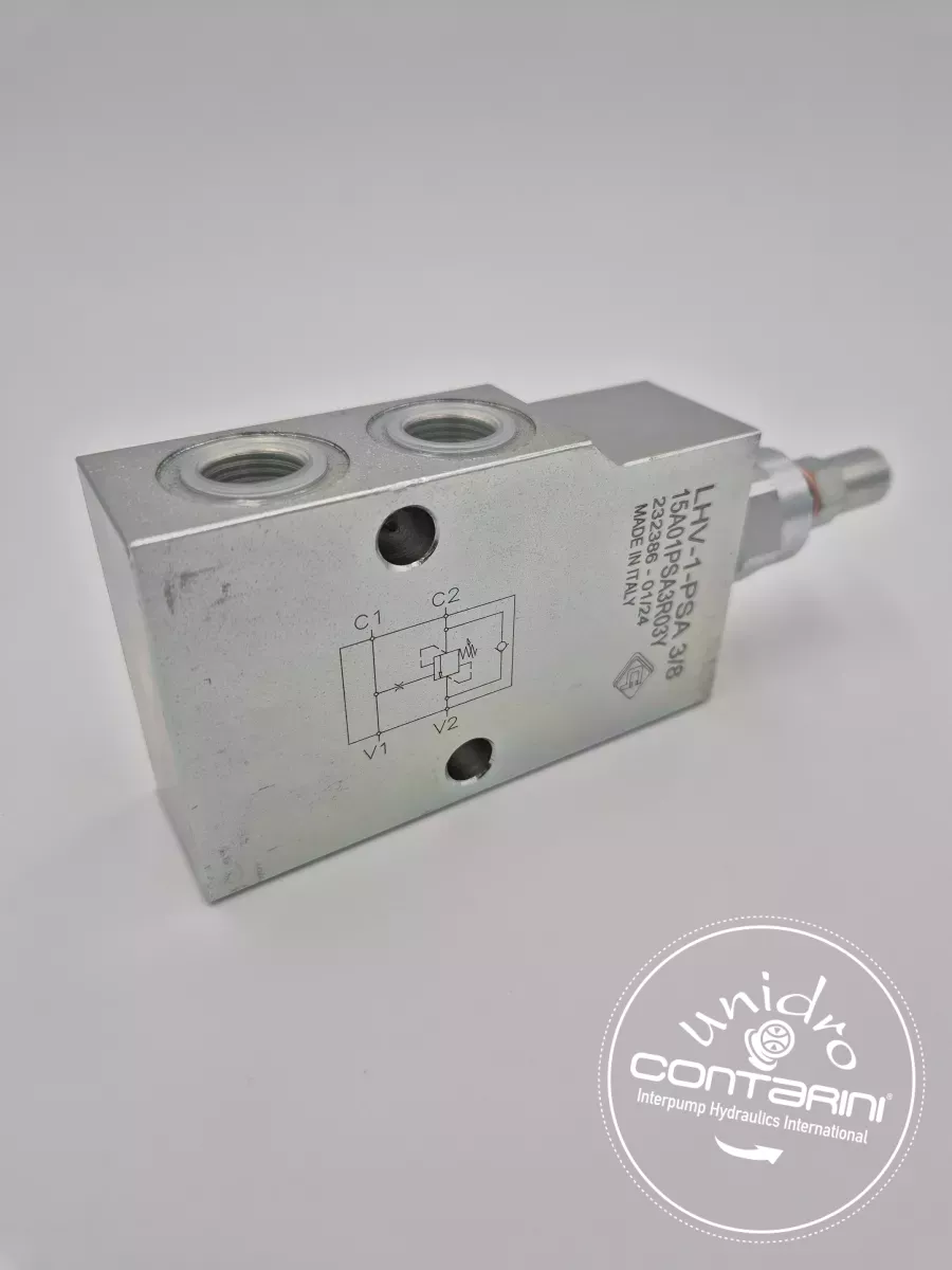 VALVE D'EQUILIBRAGE LHV-1-PS- 3/8" - S. E. - RP. 1:4.25 - 60-350 BARS