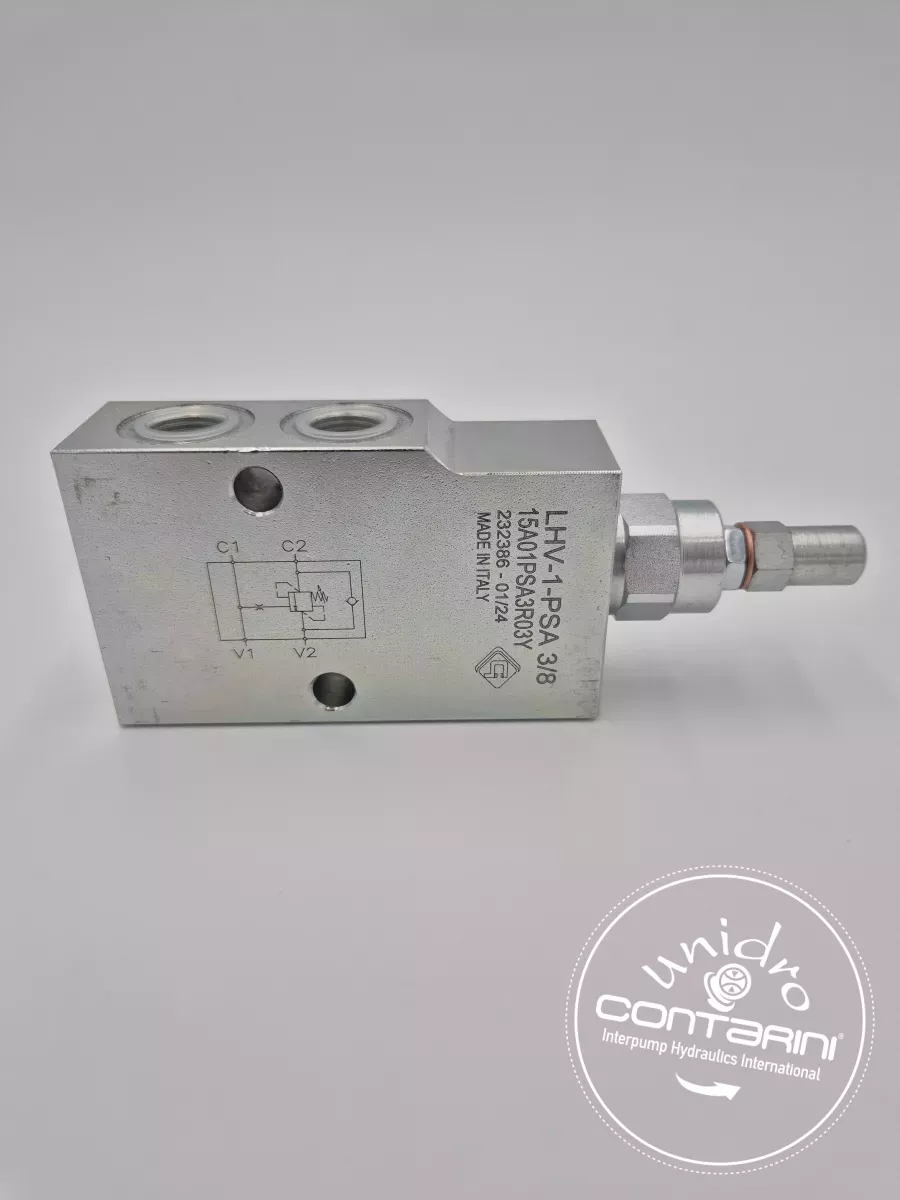VALVE D'EQUILIBRAGE LHV-1-PS- 3/8" - S. E. - RP. 1:4.25 - 60-350 BARS