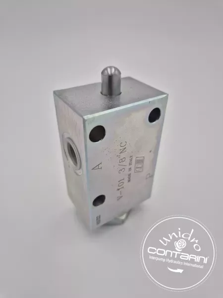VALVE FIN DE COURSE FC V101 3/8 N. F. + CURSEUR 3/8" REF. V0827