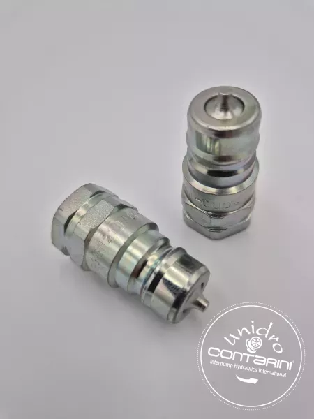 COUPLEUR RAPIDE A CLAPET MALE ISO/A 1/4" G. - DN 06