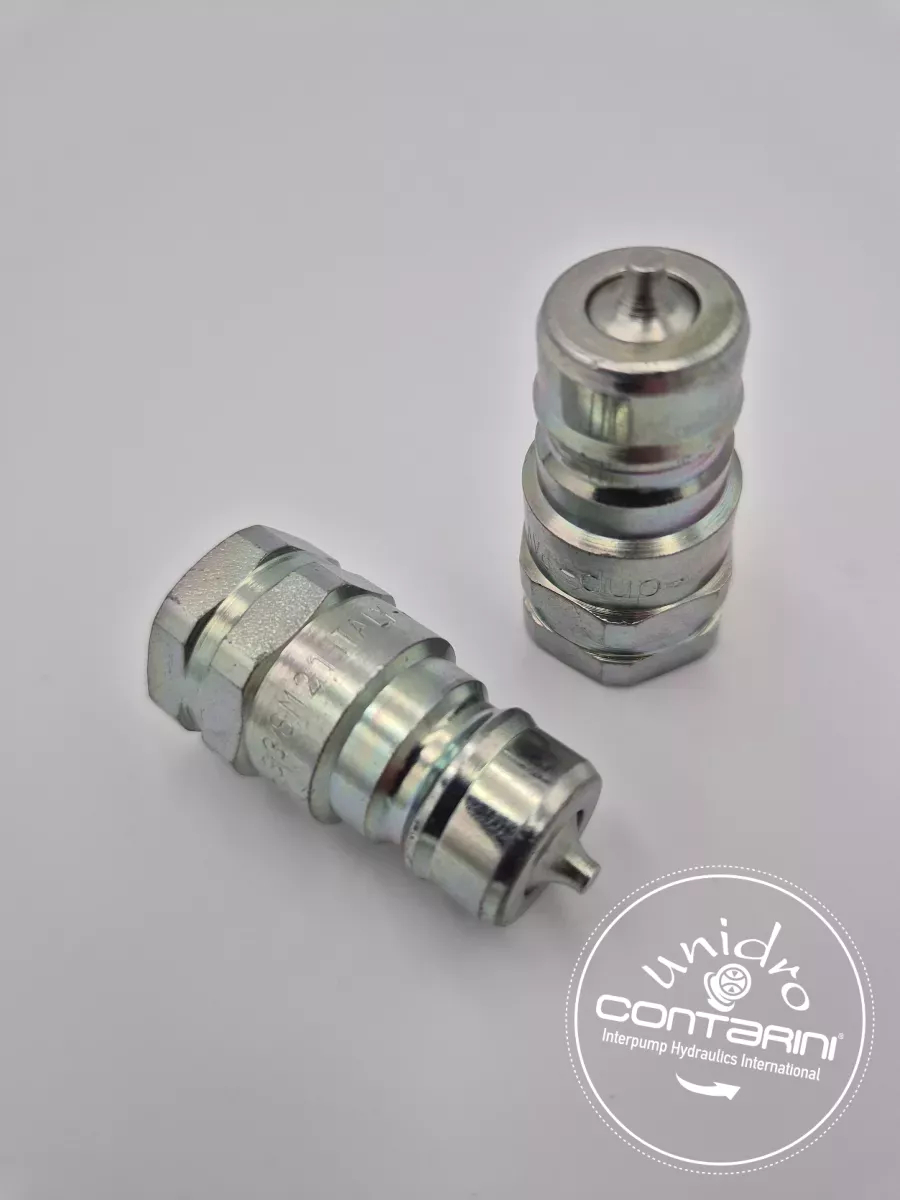 COUPLEUR RAPIDE A CLAPET MALE ISO/A 1/4" G. - DN 06