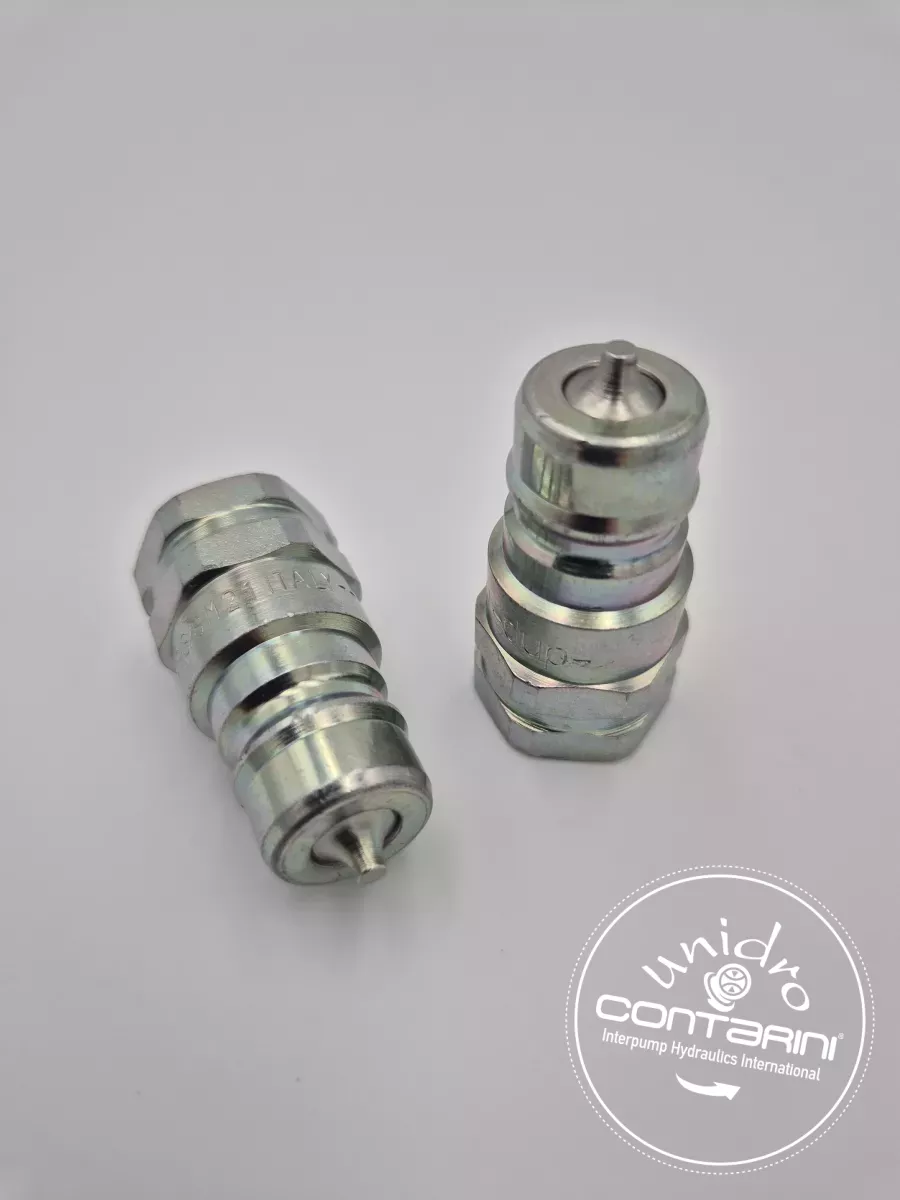 COUPLEUR RAPIDE A CLAPET MALE ISO/A 1/4" G. - DN 06