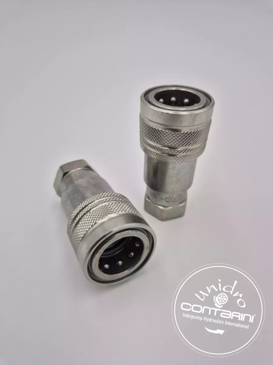 COUPLEUR RAPIDE A CLAPET FEMELLE ISO/A 1/4" G. - DN 06