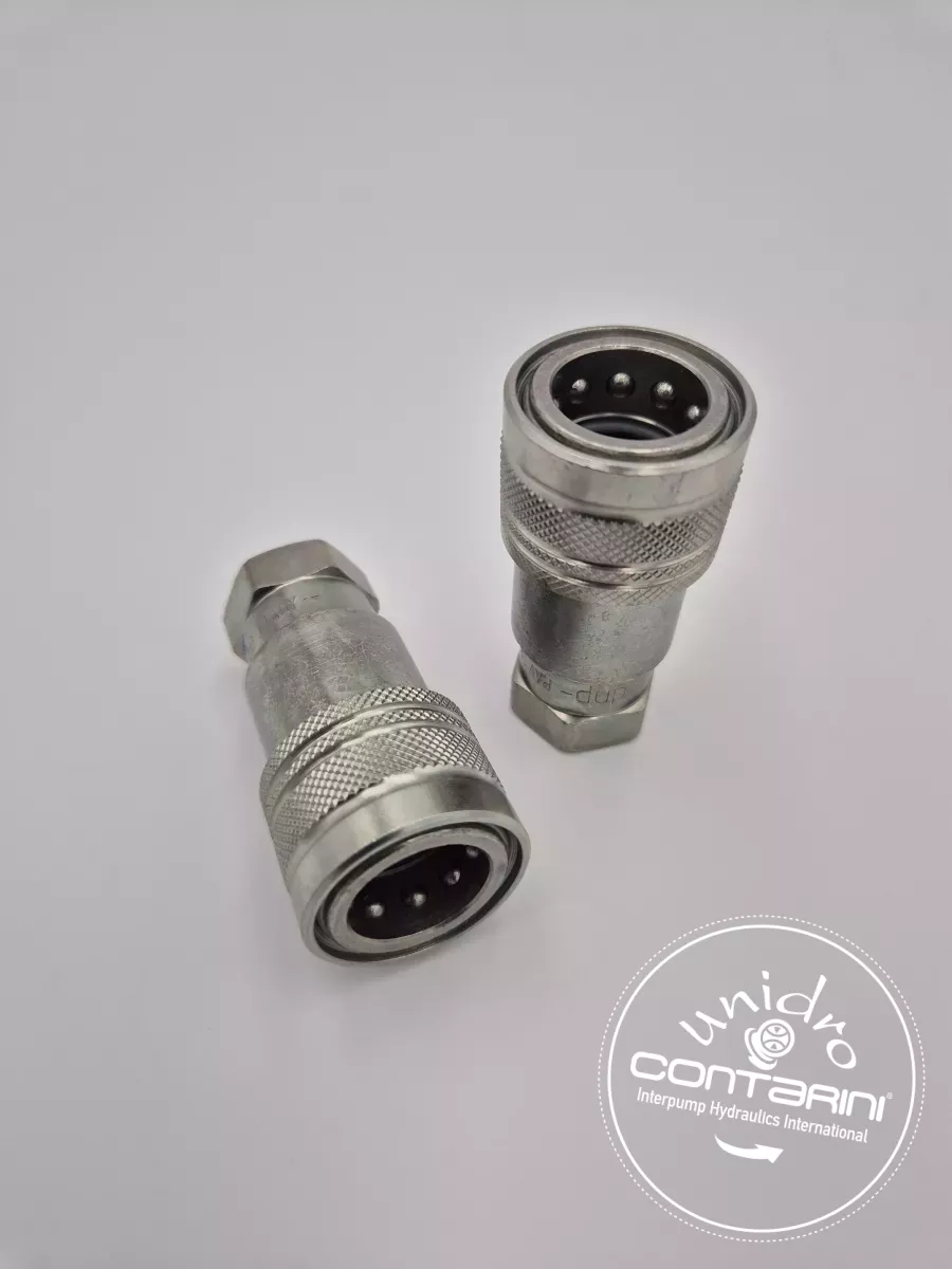 COUPLEUR RAPIDE A CLAPET FEMELLE ISO/A 1/4" G. - DN 06