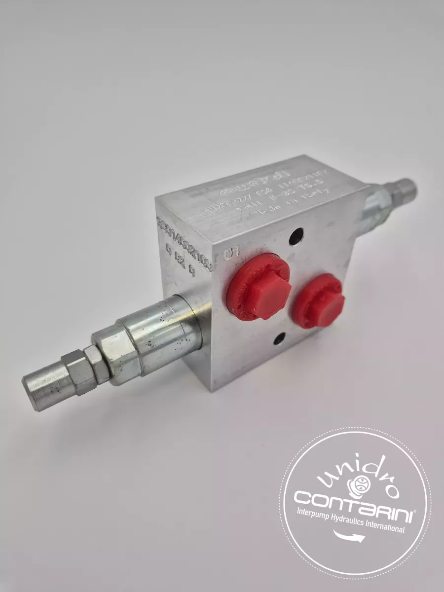 SOUPAPE ANTICHOC D.E. ALU. 3/8" 25L/min 50:220B. - VAIL 5-38/TS.S AL