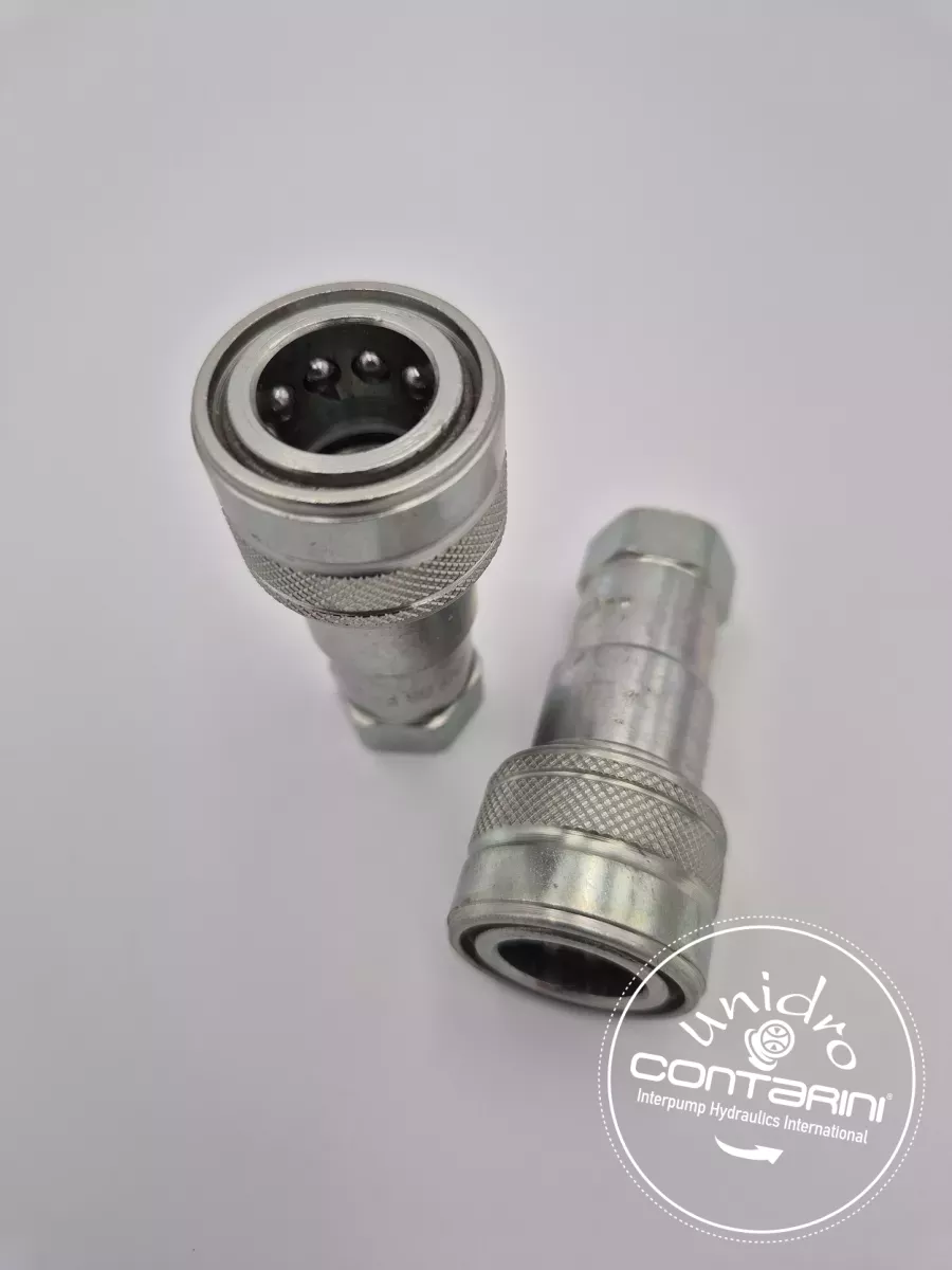 COUPLEUR FEMELLE ISO B - ACIER DN. 06 - 1/4"G. IG