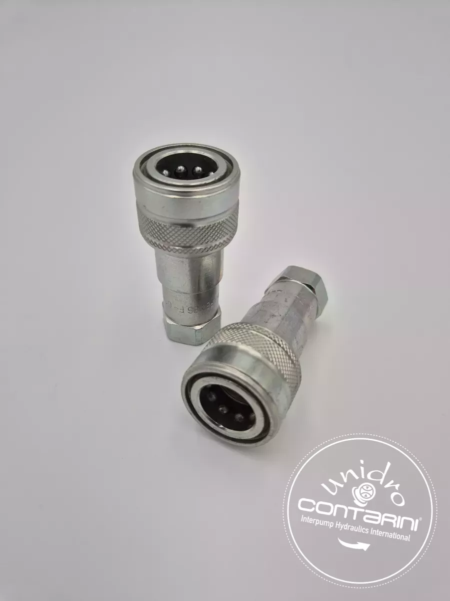 COUPLEUR FEMELLE ISO B - ACIER DN. 06 - 1/4"G. IG