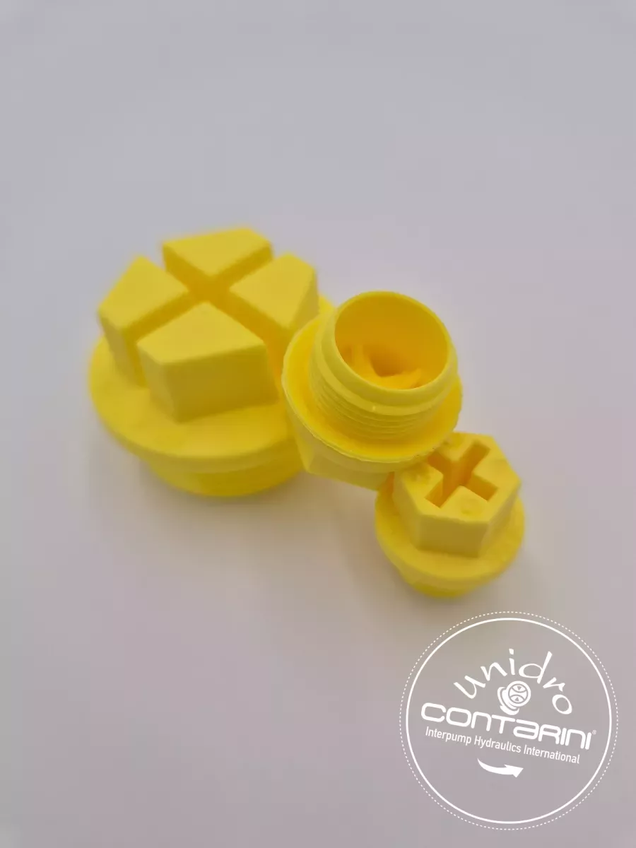 BOUCHON PLASTIQUE A VISSER - M12 x 1.5