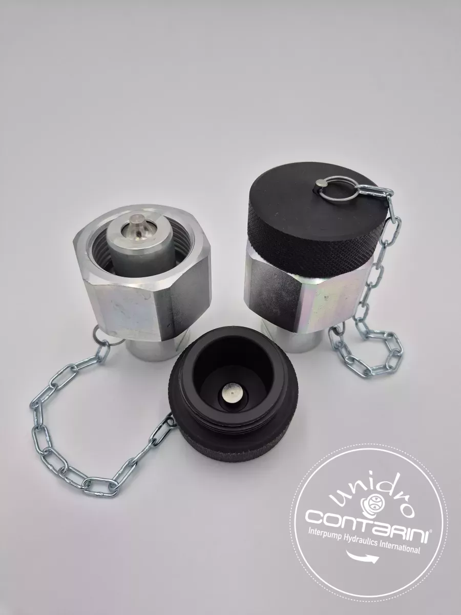 COUPLEUR A VISSER MALE TYPE ROFLE. -PVR DN13- G. 1/2" IG AVEC BOUCHON