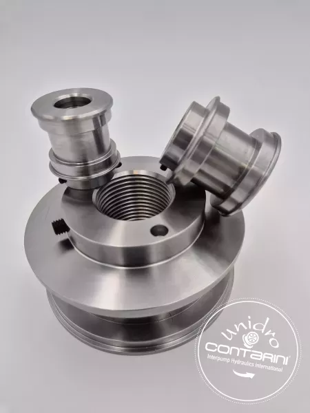 PISTON FILETE AVEC VIS DE BLOCAGE ALES. 140 MM. -FILETAGE M48X3