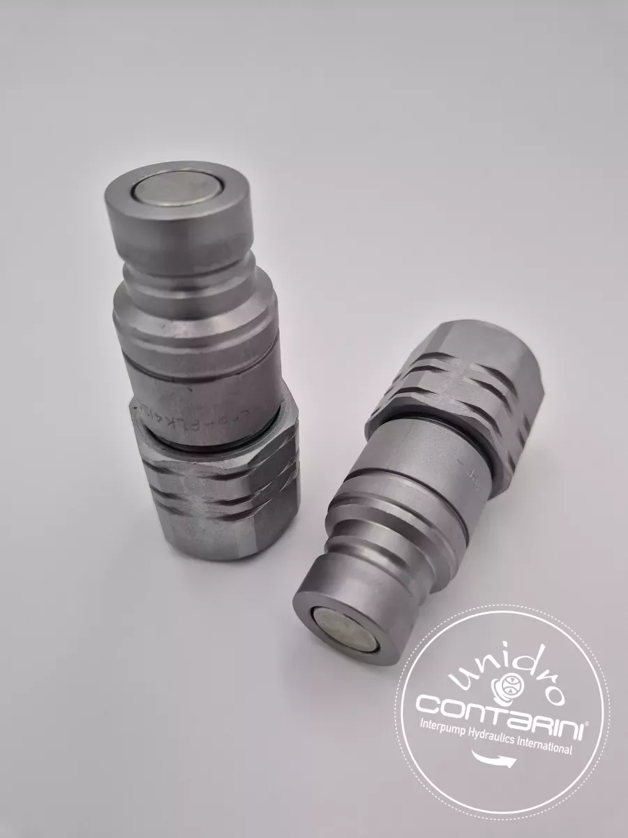 COUPLEUR PLAT-MALE PLK4 DN13  G. 1/2"BSP IG - ISO 10 -CON. SOUS PRES.