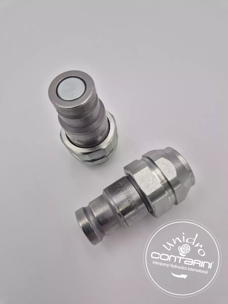 COUPLEUR PLAT - MALE PLT4 DN 06 - G. 1/4" IG - ISO 16028/350 BARS