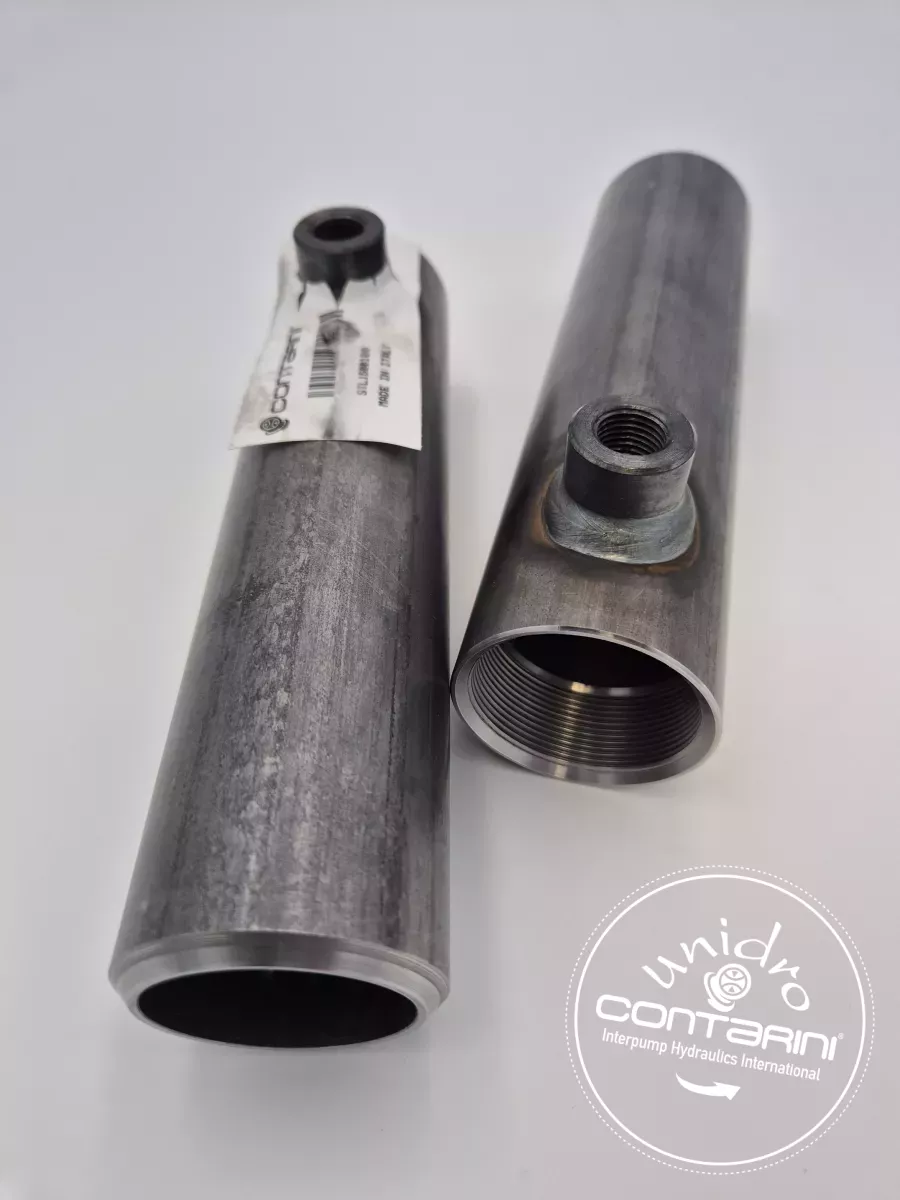 TUBE USINE AVEC BOSSAGE SOUDE AL.100  C:250