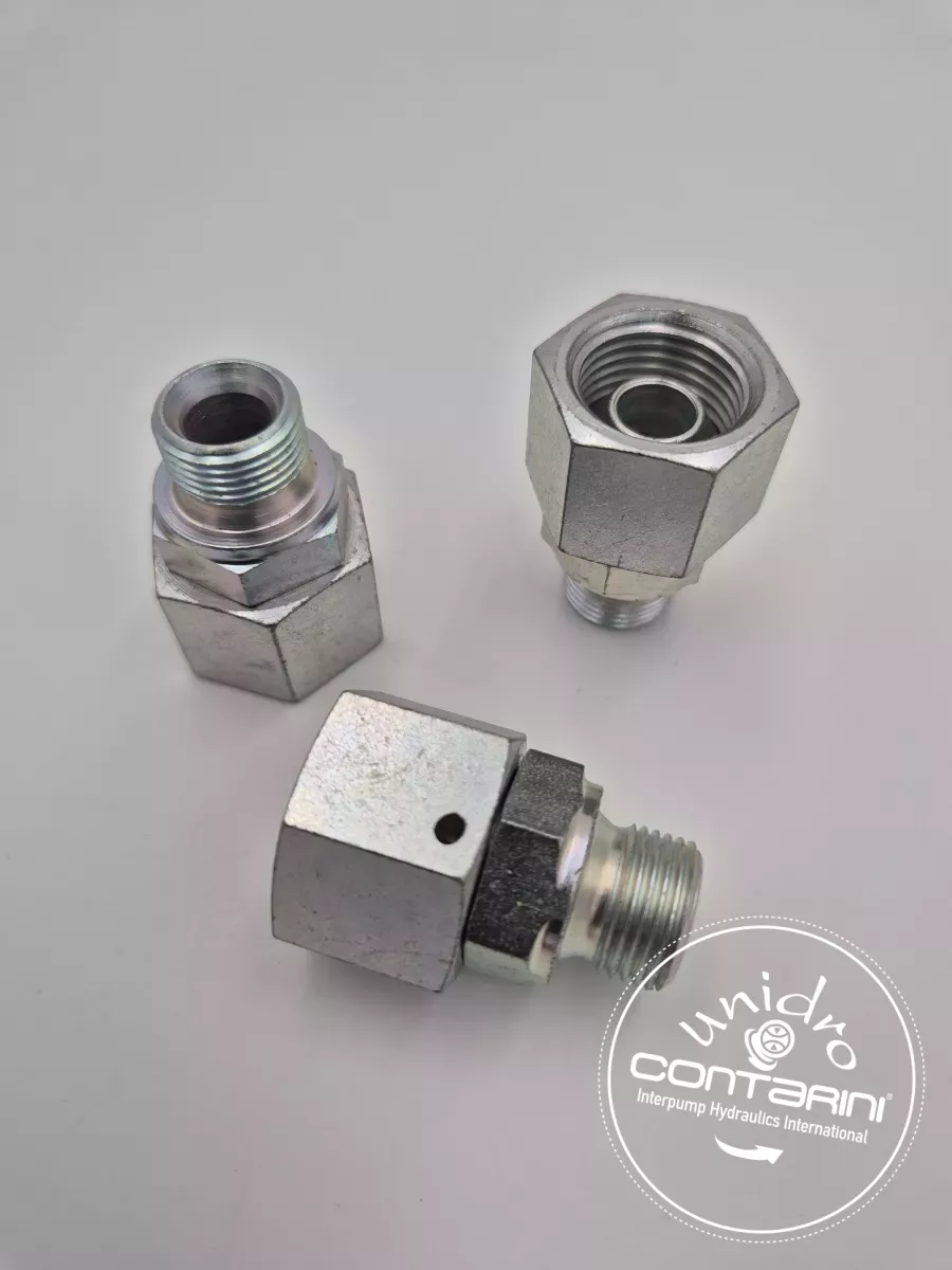 UNION MALE/FEM. TOURNANT TBSP 3/8 MBSP 1/4