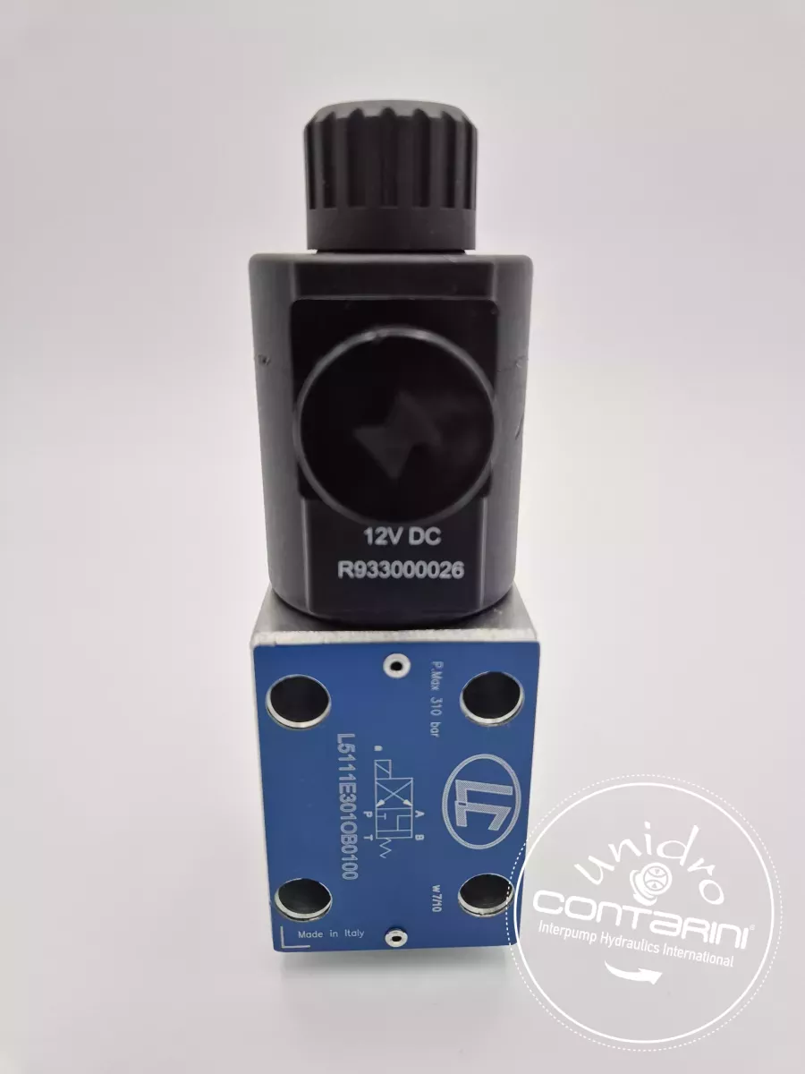 ELECTRO DISTRIBUTEUR CETOP LC1-E301DZ 12 VDC (A- B/T-P ferm.) 1SO