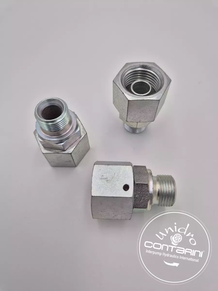 UNION MALE/FEM. TOURNANT TBSP 3/8 MBSP 1/4