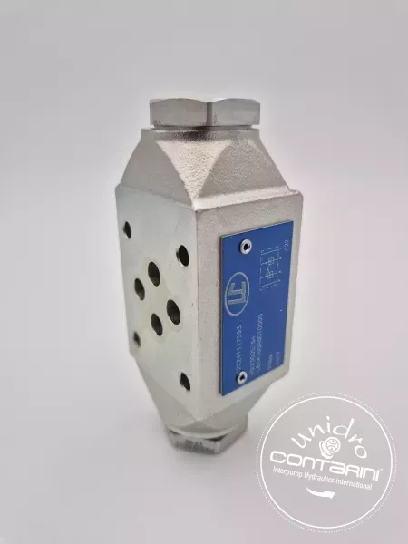 CLAPET PILOTE DOUBLE MODULAIRE CETOP 3 LC1M-VR/ AB 0,5 B.