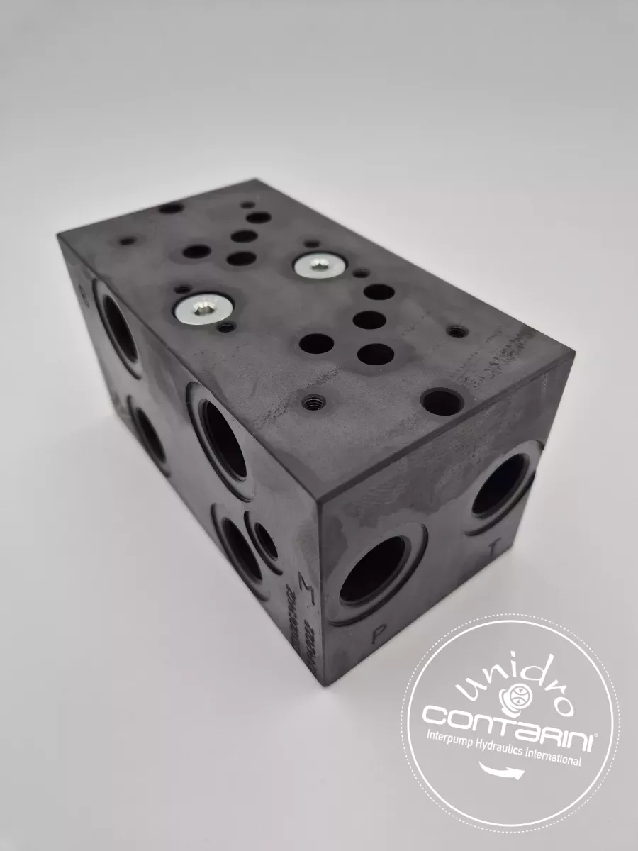 EMBASE NG10 ACIER - 3/4" -2 POSTES - Prédispo. L.P. M26 -