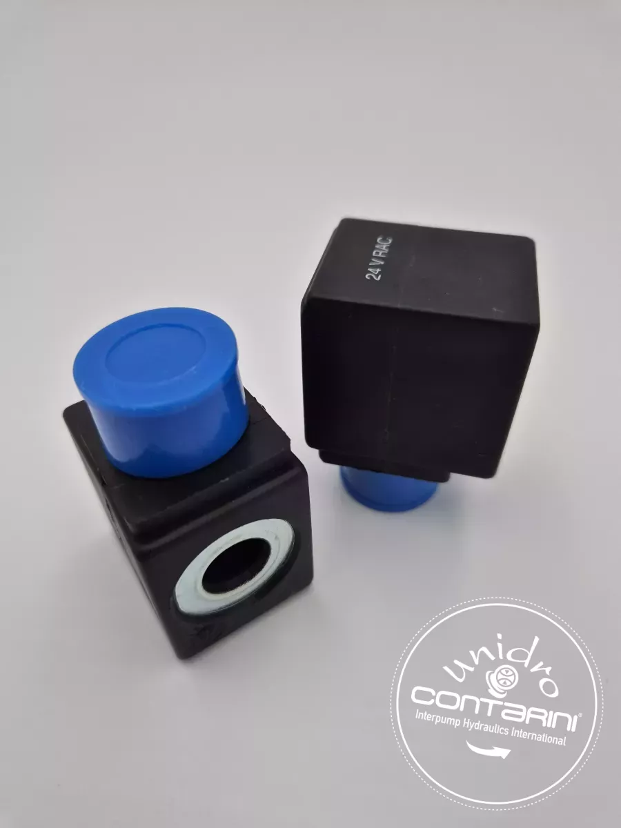 SOLENOIDE 24V RAC - DIN 43650 -  Øint.: 13mm (SAE 08/16/20) - 18W