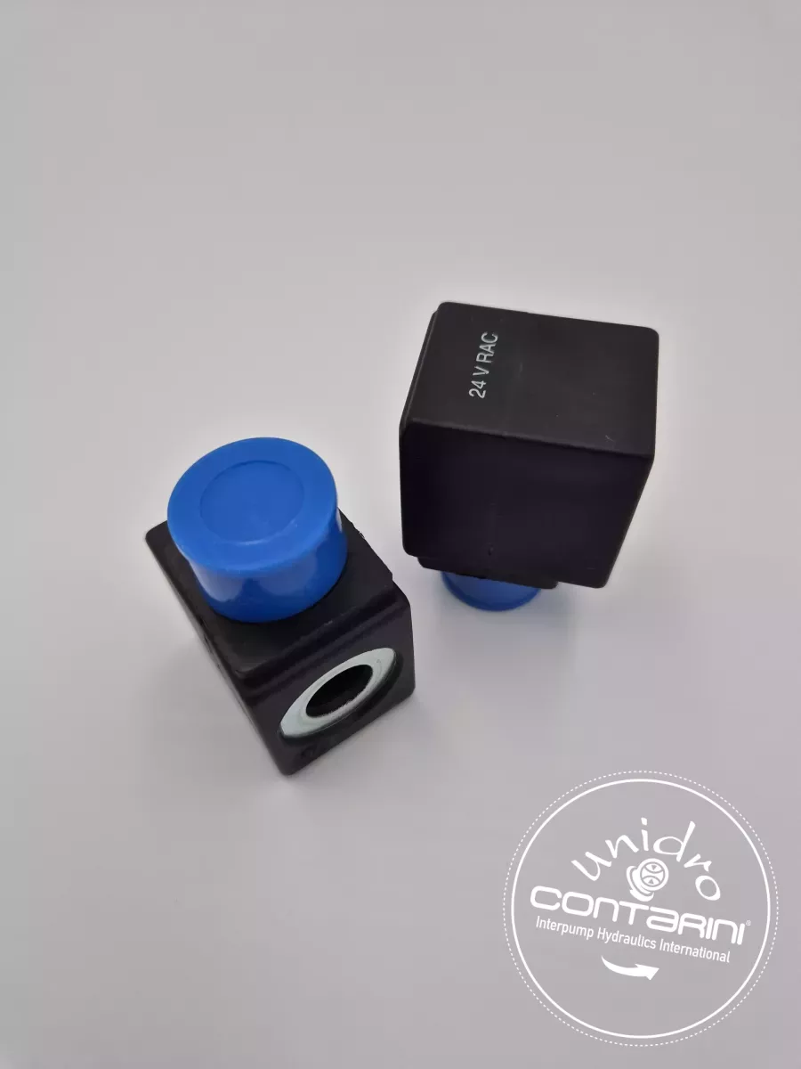 SOLENOIDE 24V RAC - DIN 43650 -  Øint.: 13mm (SAE 08/16/20) - 18W