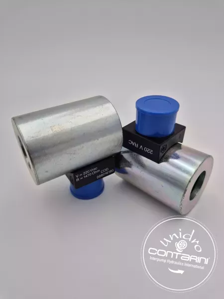 SOLENOIDE 230V RAC - DIN 43650  -  Øint.: 19mm (SAE 10/12) - 25W