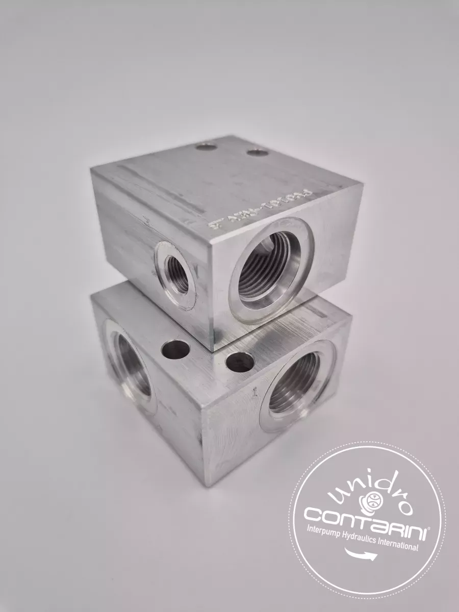 HRV12 ORIFICES 1/2" BLOC FORÉ SAE 8