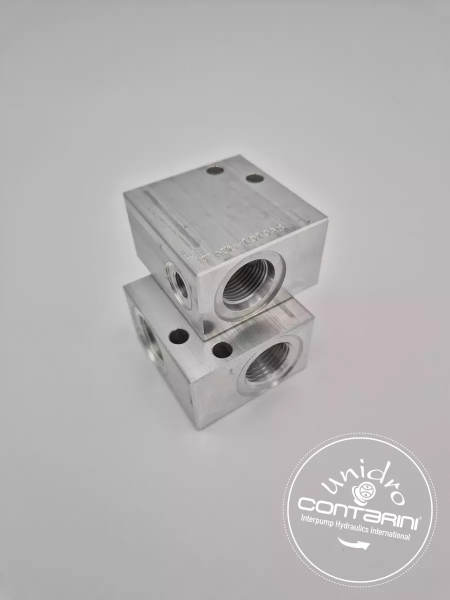 HRV12 ORIFICES 1/2" BLOC FORÉ SAE 8