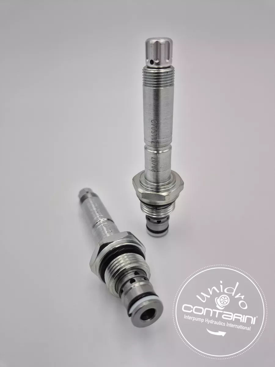 E08N--/CDE MANU.SEC.(HYDROV.) CARTOUCHES NORMAL. FERMÉ/NC