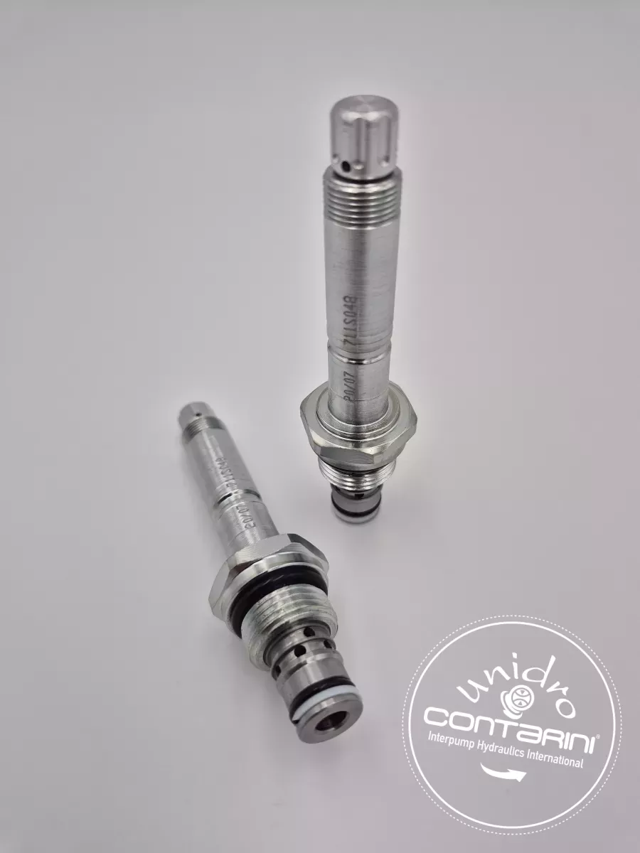 E08N--/CDE MANU.SEC.(HYDROV.) CARTOUCHES NORMAL. FERMÉ/NC