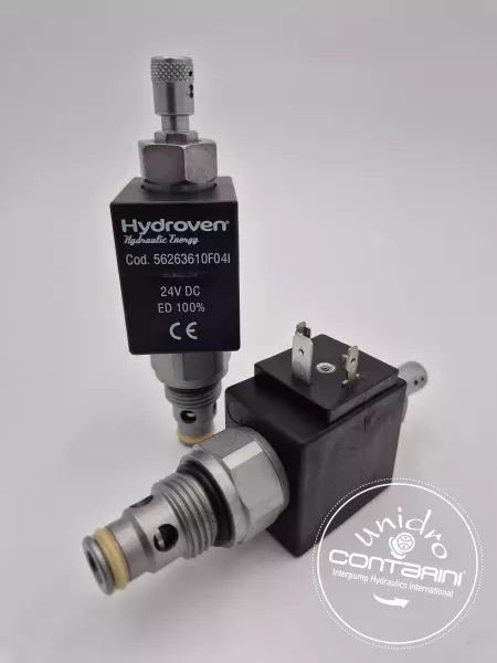 VALVE 12VDC - NO - WS08V-01M - DOUBLE CLAPET- Ps: 250B - Qn: 20 L/min