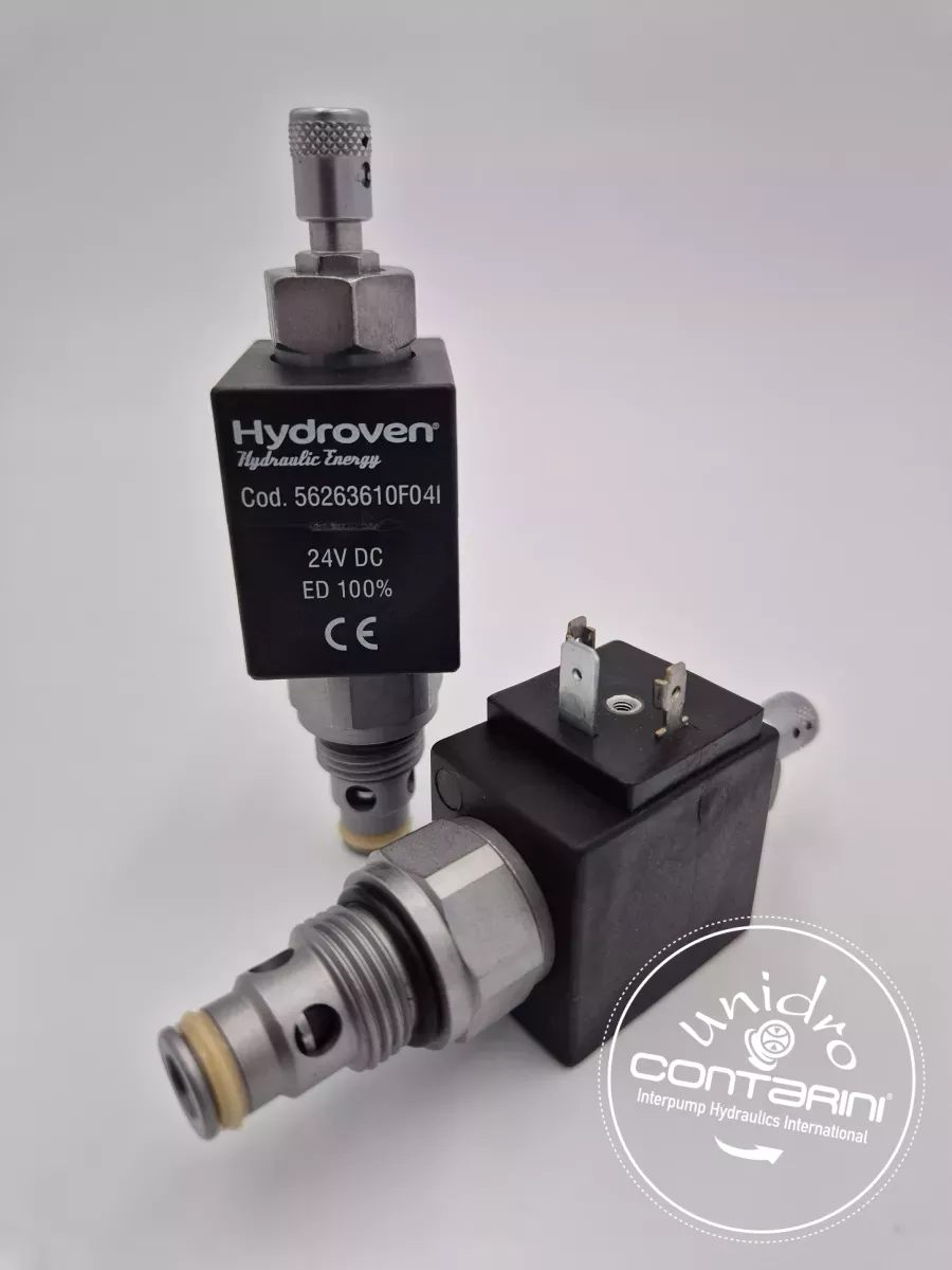 VALVE 12VDC - NO - WS08V-01M - DOUBLE CLAPET- Ps: 250B - Qn: 20 L/min