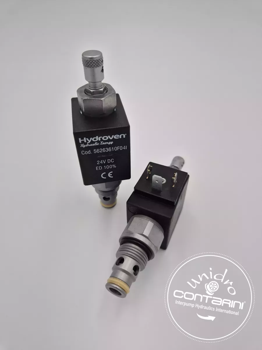 VALVE 12VDC - NO - WS08V-01M - DOUBLE CLAPET- Ps: 250B - Qn: 20 L/min