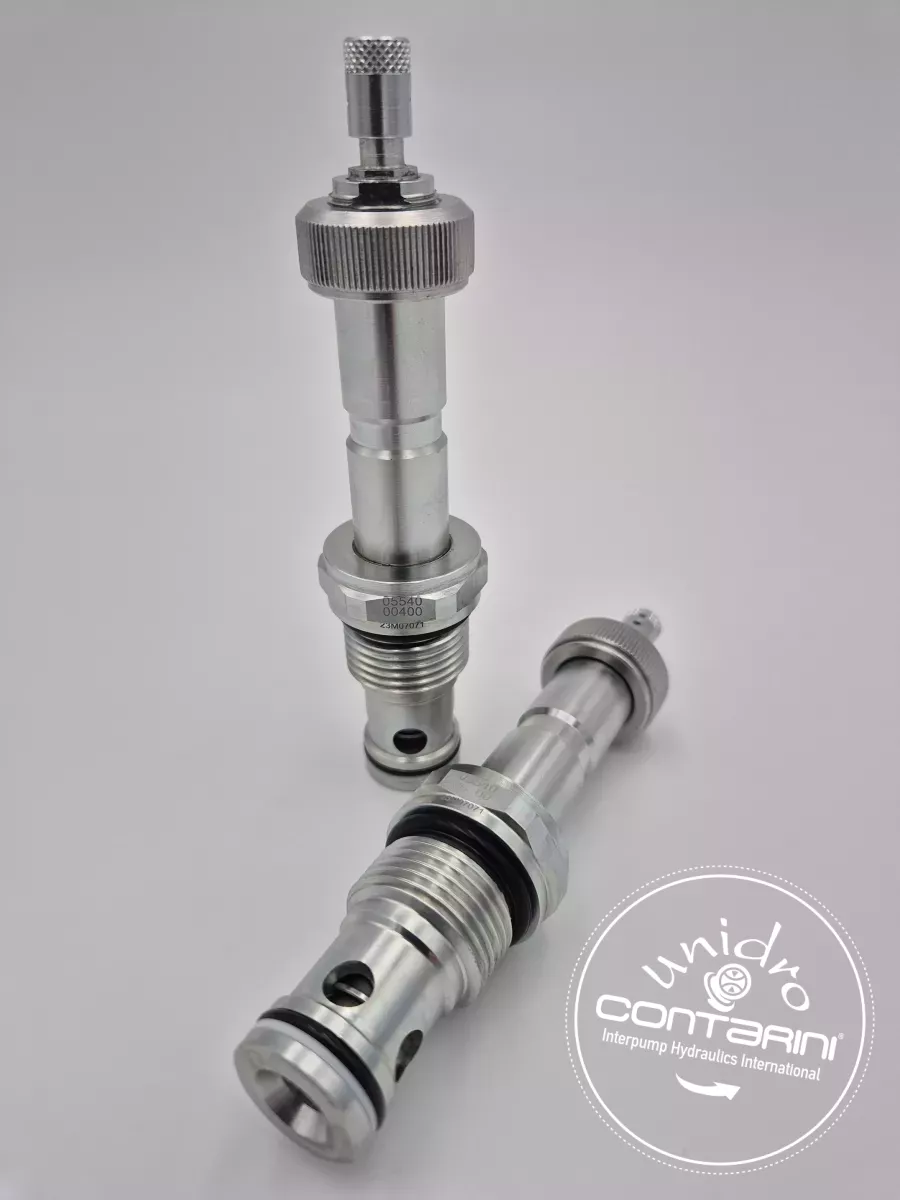 CARTOUCHE SAE 12 - 2/2 NO - Pmax: 350B - Qmax: 150L/min - CDE. SEC.