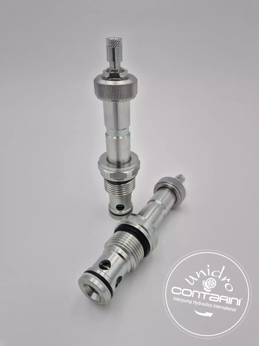 CARTOUCHE SAE 12 - 2/2 NO - Pmax: 350B - Qmax: 150L/min - CDE. SEC.