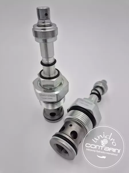 CARTOUCHE SAE 16 - 2/2 NC - Pmax: 350 B. - Qmax: 200 L./min.-CDE SEC.