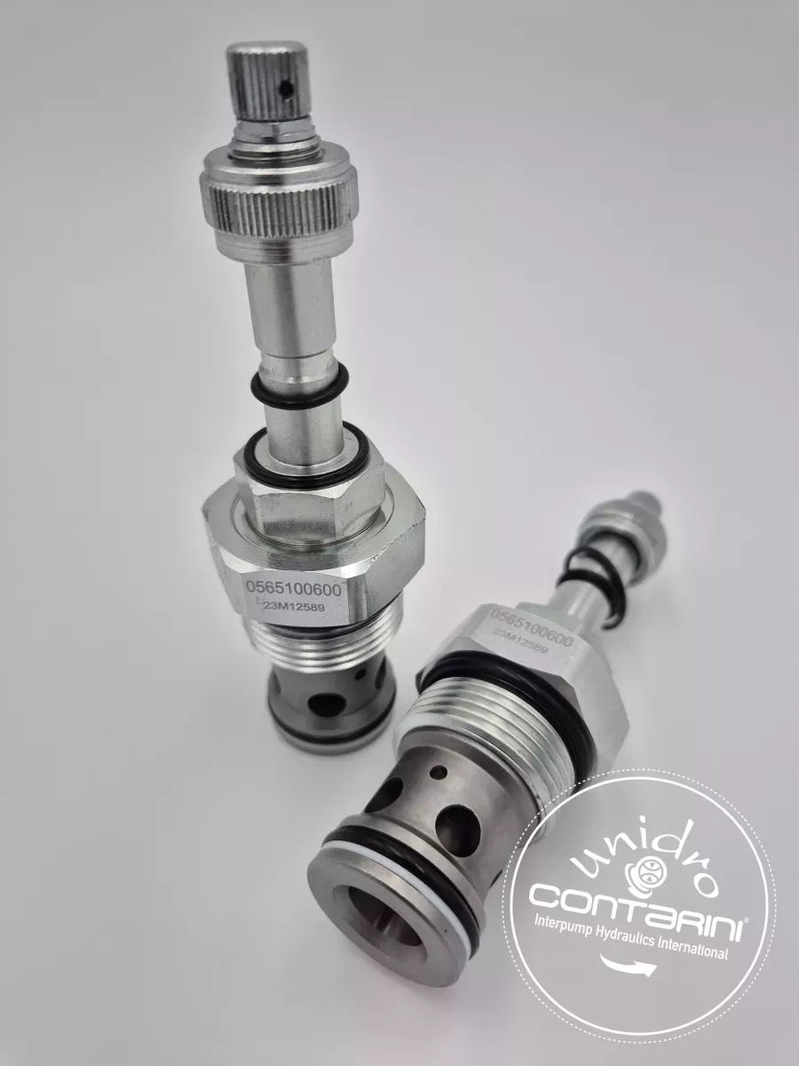 CARTOUCHE SAE 16 - 2/2 NC - Pmax: 350 B. - Qmax: 200 L./min.-CDE SEC.