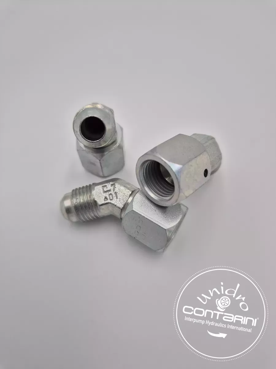 ADAPTEUR A 45° TOURNANT MJIC/JIC MJ7/16TJ7/16 45°