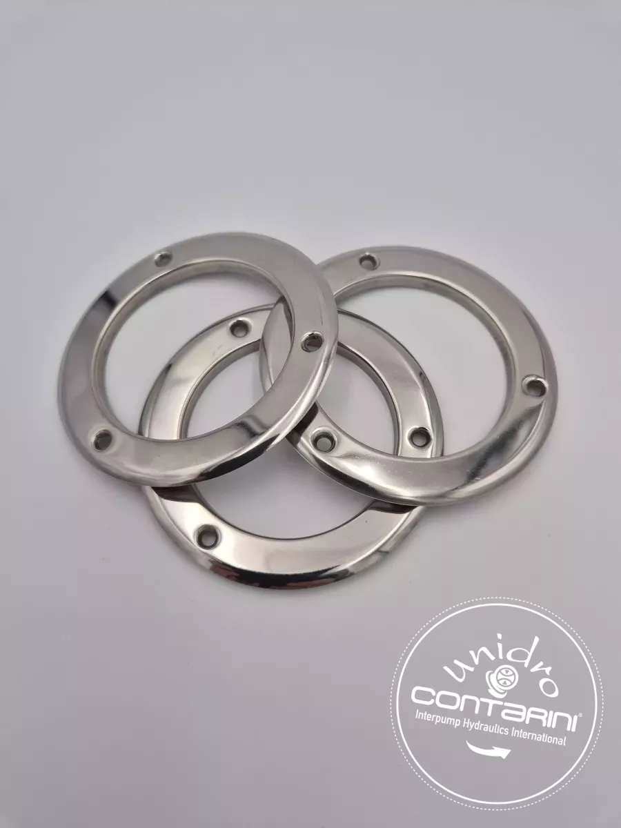 COLLERETTE INOX 3 TROUS POUR MANOMETRE Ø: 63mm