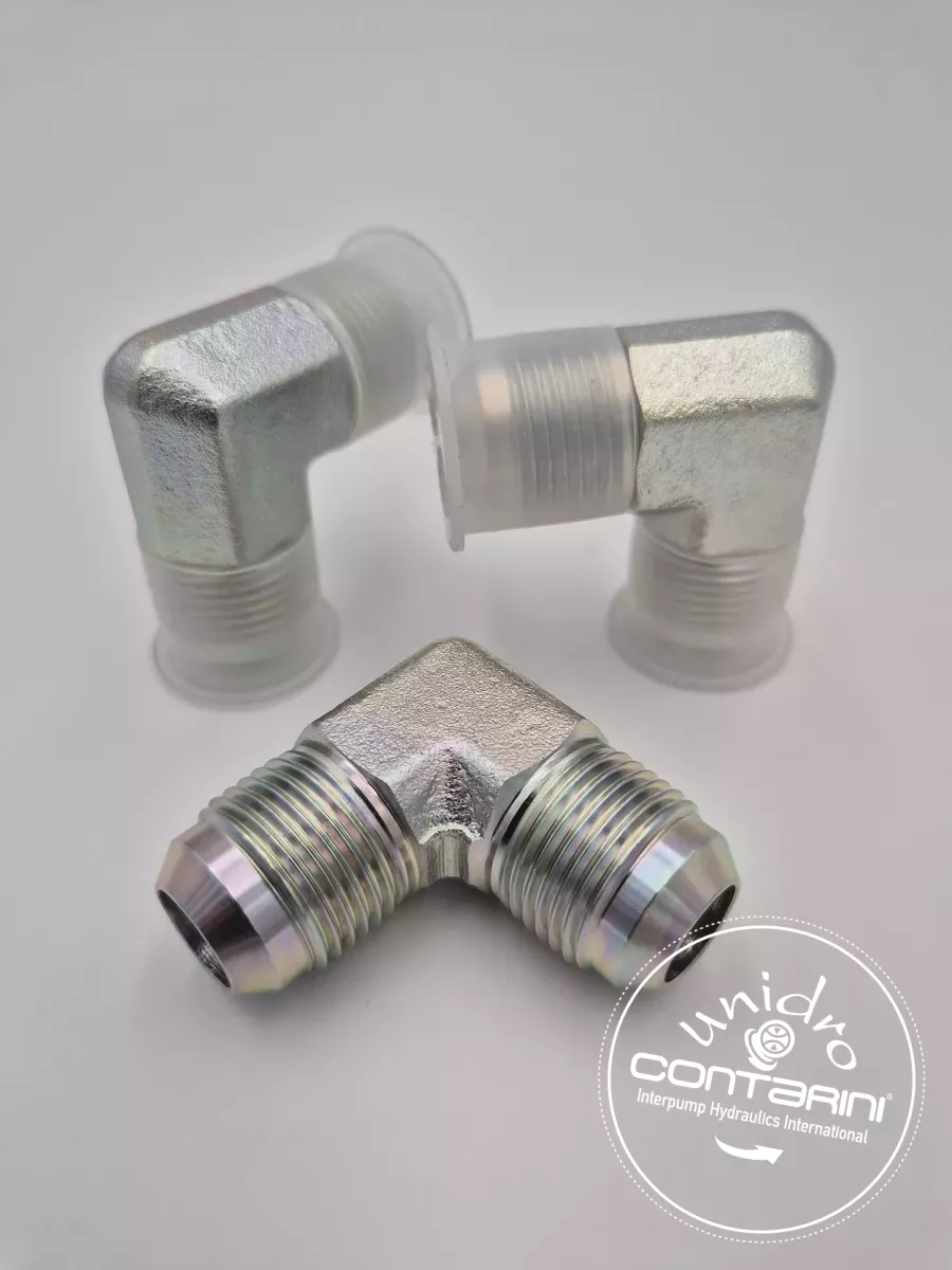 ADAPTEUR A 90° MJIC/MJIC MJ 7/16 MJ 7/16 90°
