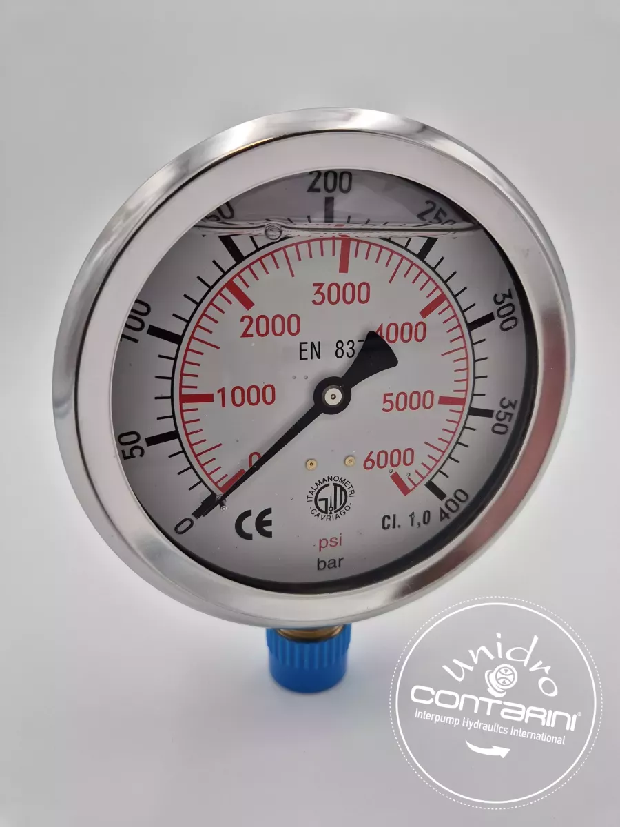 AMGR. Ø100MM/RACC.M. 1/2"BSP FIXATION RADIALE/PRISE VERTICALE