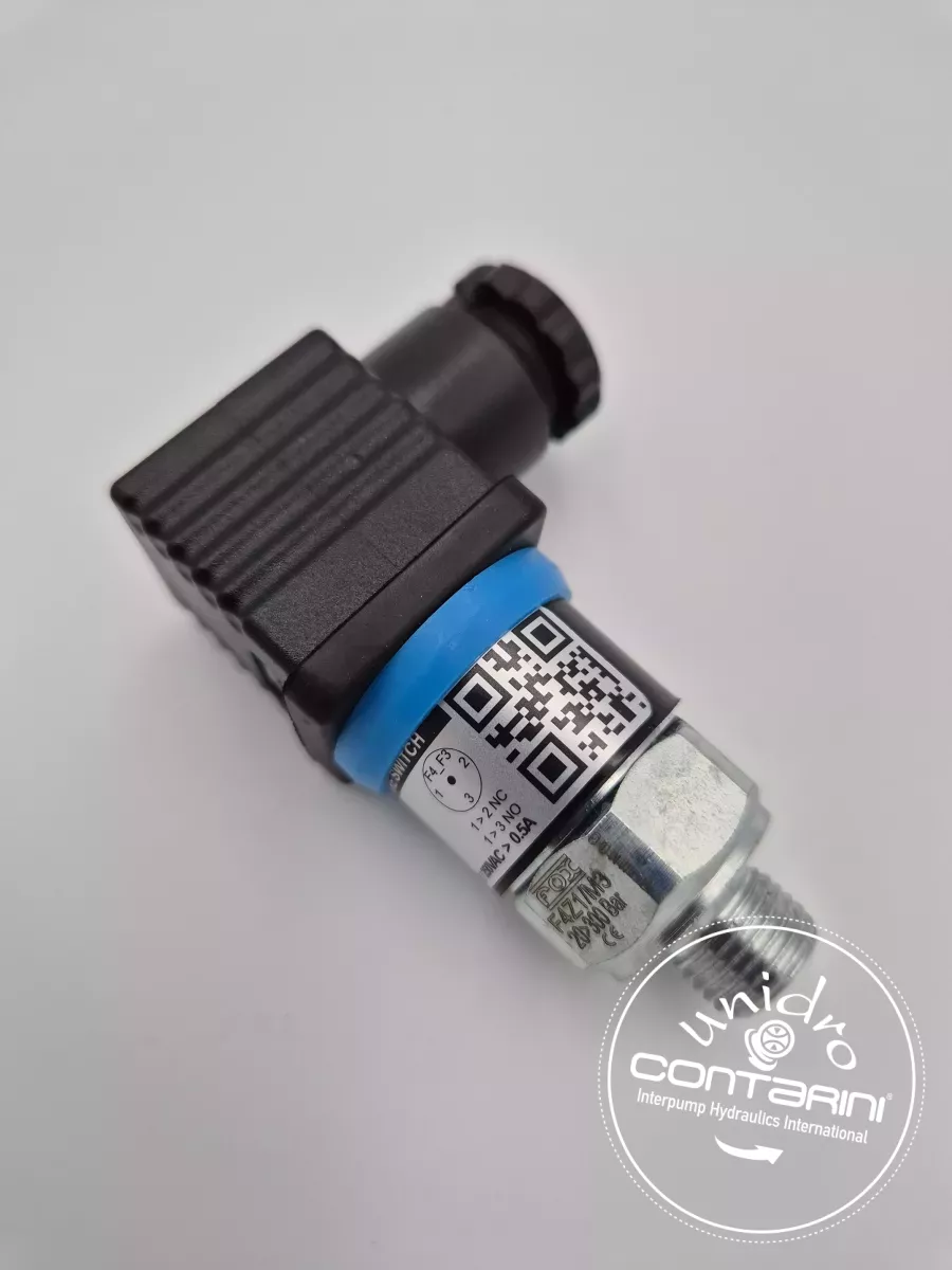 PRESSOSTAT A PISTON (F4T1-M3) M 1/4" - 5 à 50B - Pmax: 300B. M3 30x30