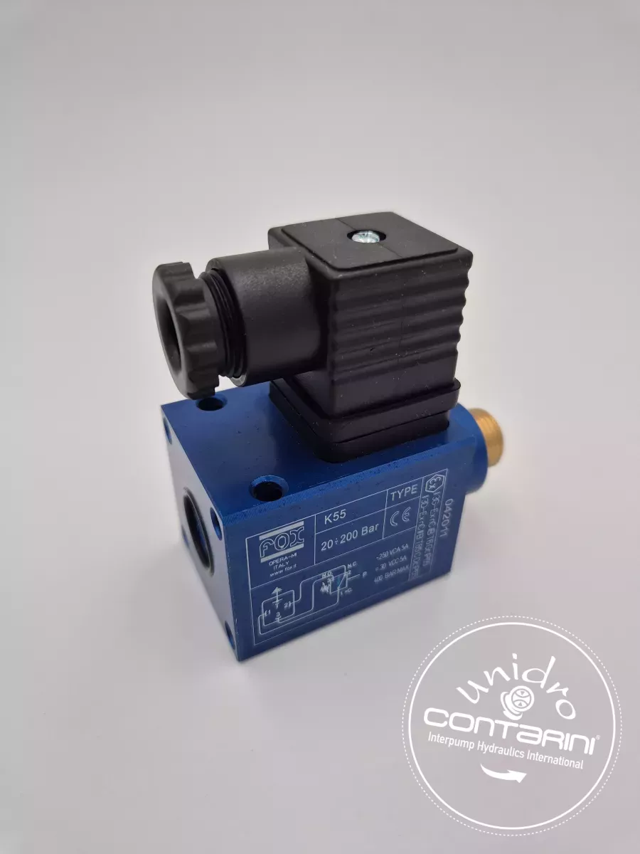 PRESSOSTAT K59 FEM: 1/4" BSP - PLAGE: 40à400 B - Pmax: 600B