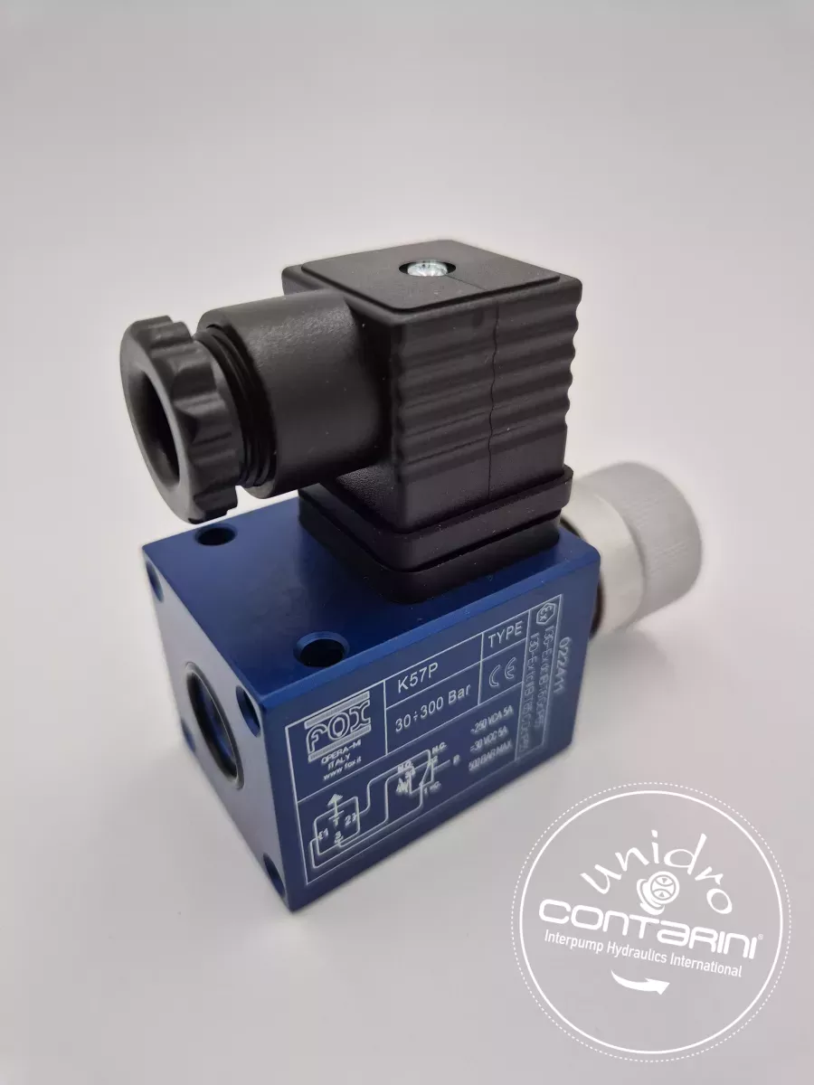 PRESSOSTAT TYPE K53P - 1/4" F. - PLAGE 2à40 B. (MOLETTE DE REGLAGE)