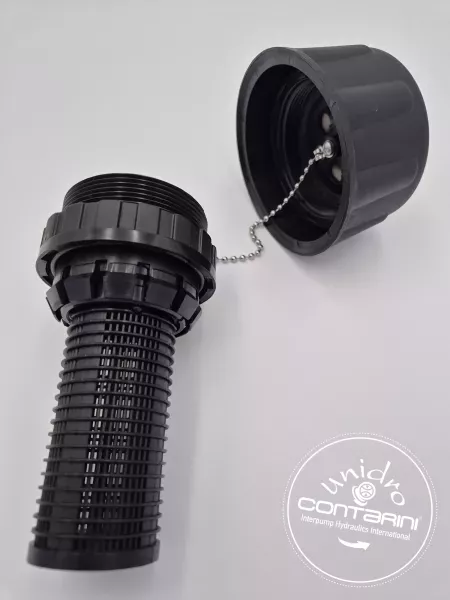 BOUCHON DE REMPLISSAGE - PU66- A ENCASTREMENT Ø: 55mm + CHAINETTE