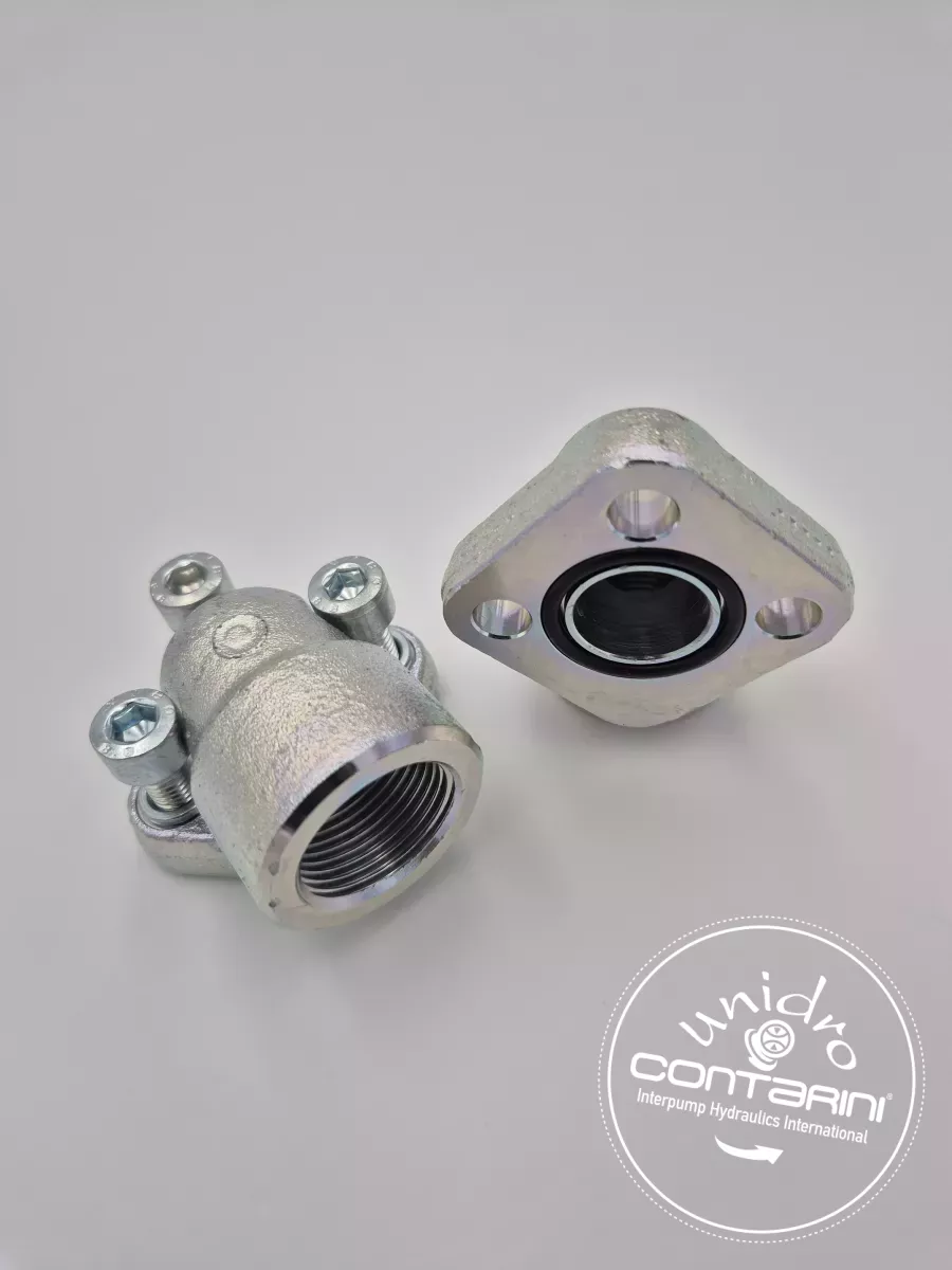 BRIDE COUDEE A 90° 3 TROUS 30/13 3/8" (RPA1/38 M)