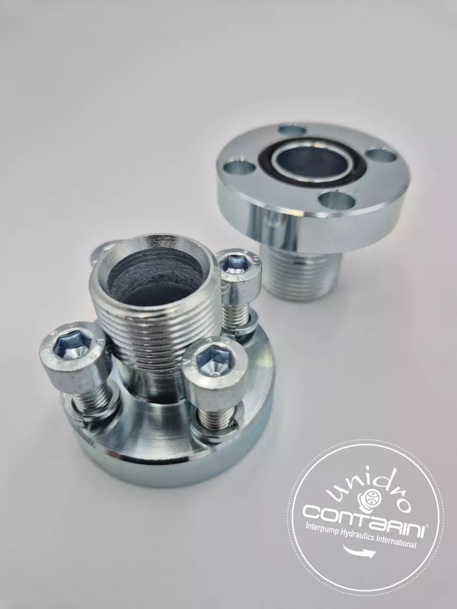 BRIDE DROITE FILETEE 30 - 1/2" O-RING - + VIS M6x20