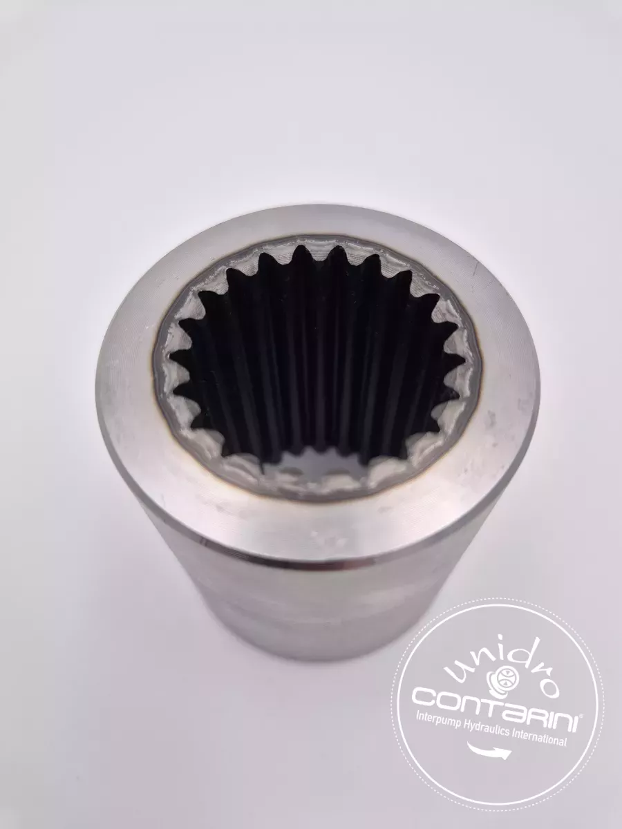 MANCHON A CANNELURES INTERNES Z: 21 - 16/32" DP - Øext: 55mm Lg: 60mm