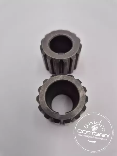 MANCHONS DENTES  Z:15  BF2 - 28 x 25 - CLAV. 3.2 mm.