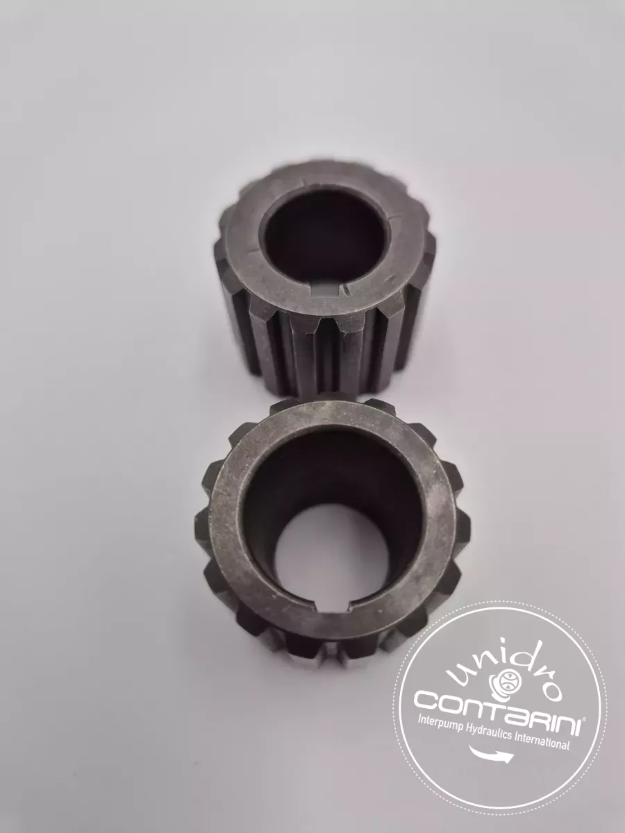 MANCHONS DENTES  Z:15  BF2 - 28 x 25 - CLAV. 3.2 mm.