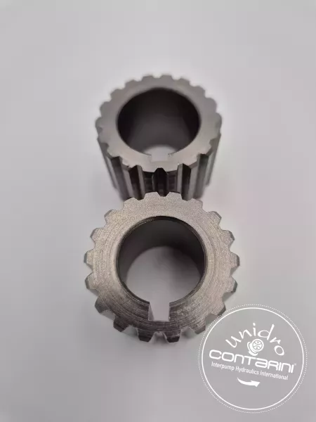 MANCHONS DENTES  Z:18  BF3 - 35 x 31 - (Pompe Gr. 3) CLAV. 4 mm.